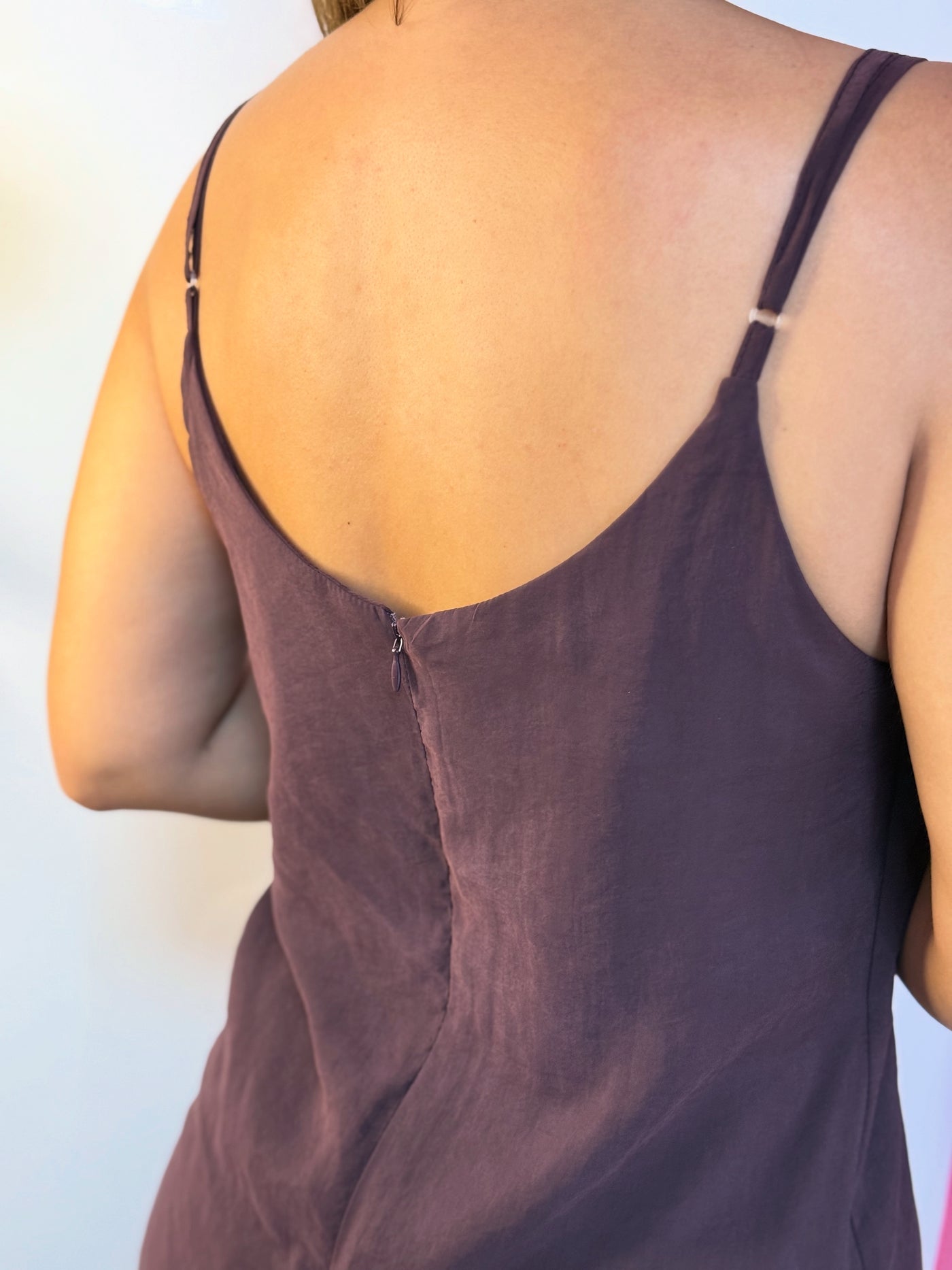 Tensel Gömlekli Bordo Elbise