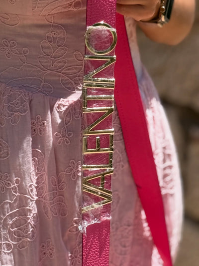 Pembe Suni Deri Çanta