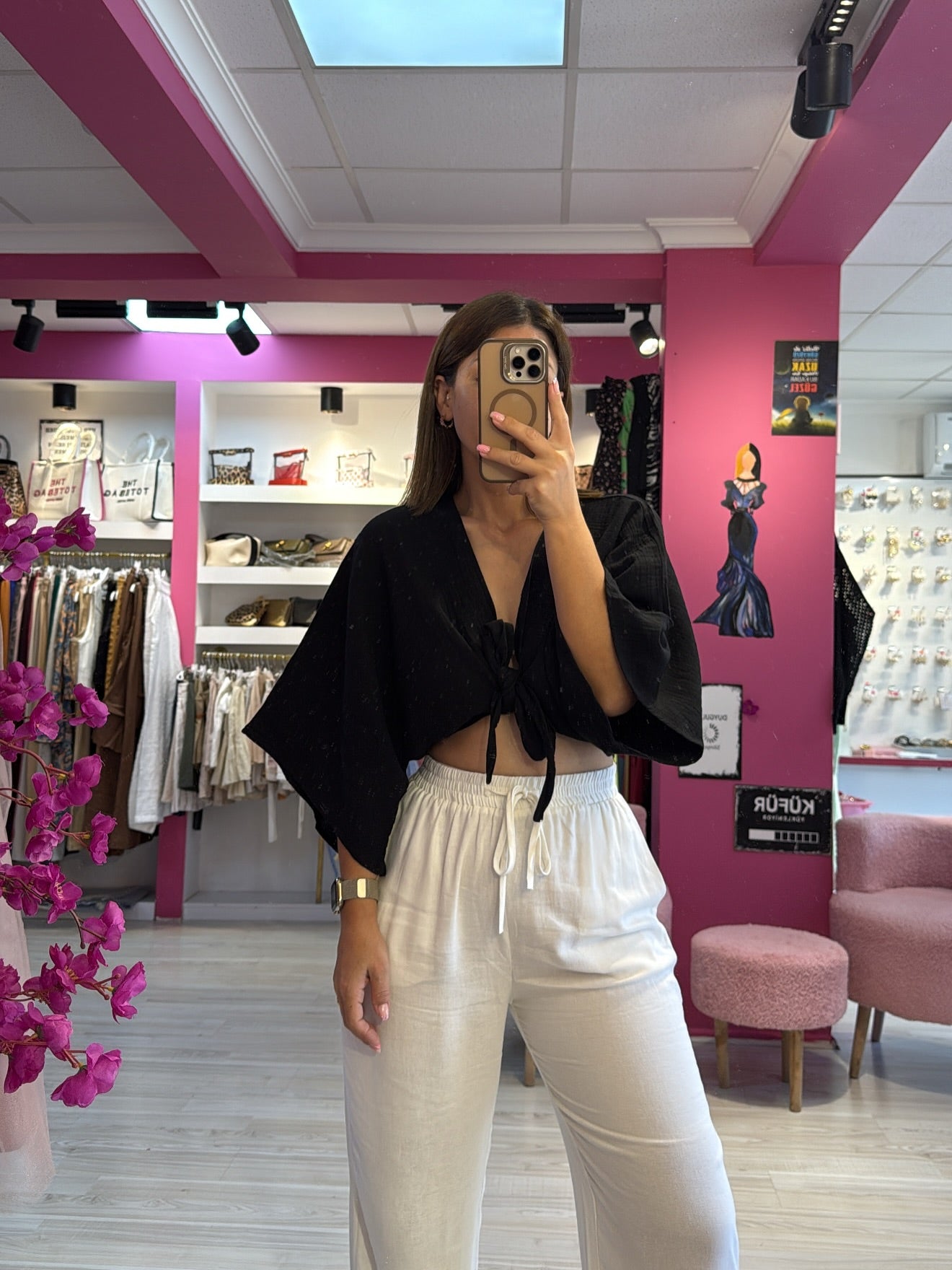 Siyah Müslin Kumaş