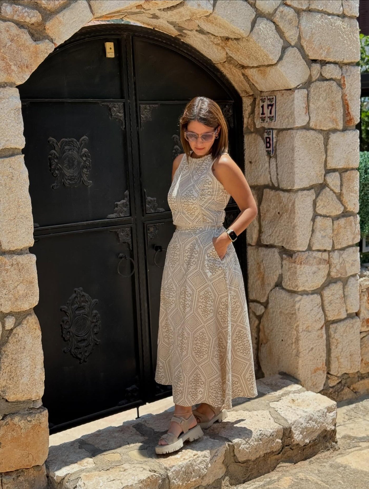 Etnik Desen Keten İkili Takım