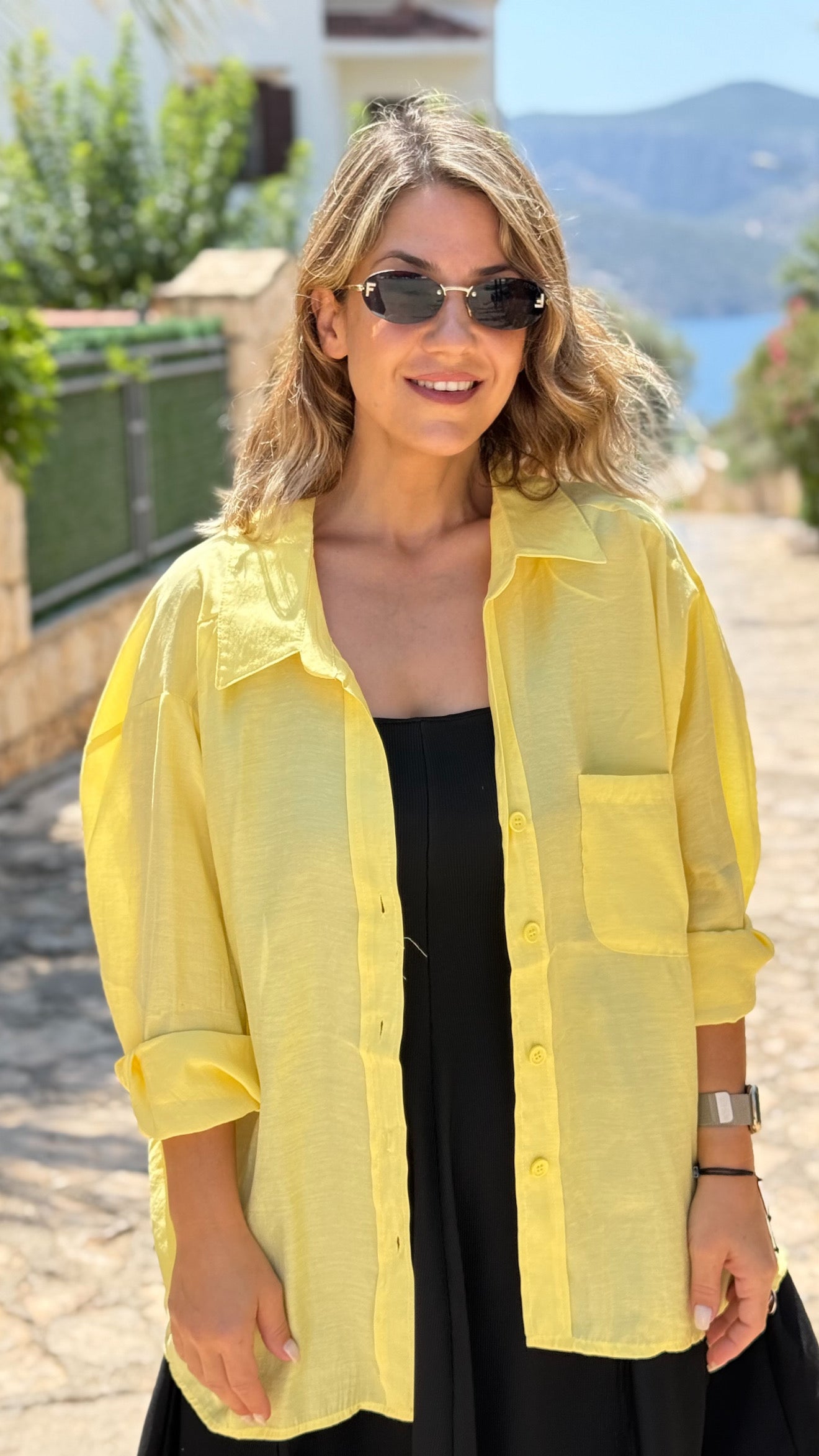 Tensel Kumaş Gömlek