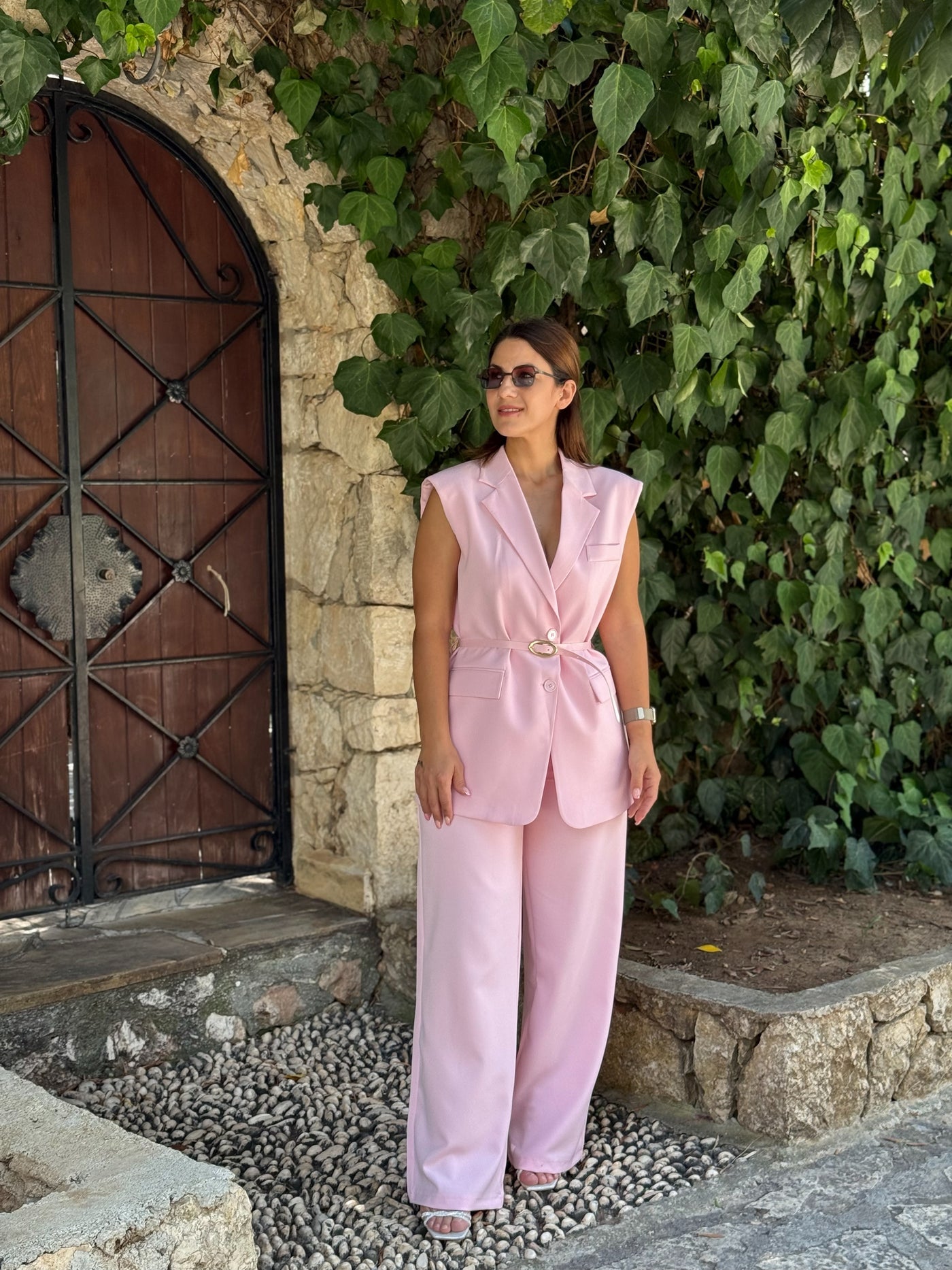 Pembe Duoble Pantolon