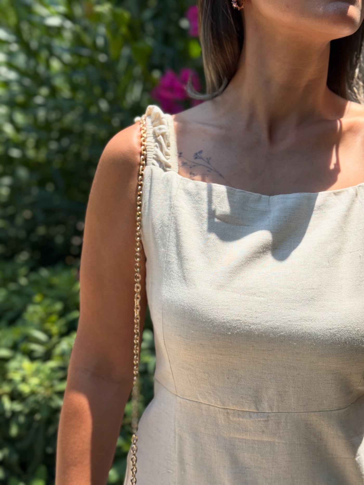 Keten Askılı Elbise