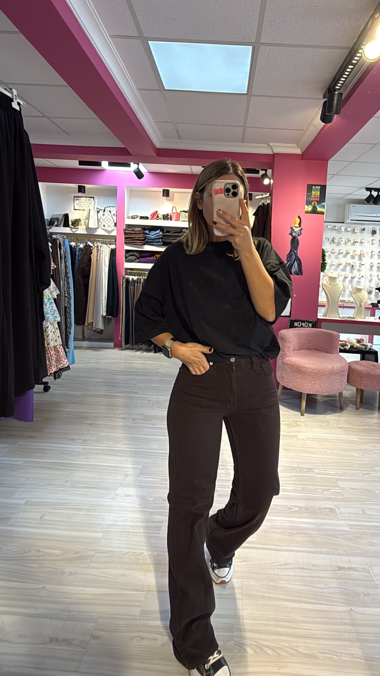 Orjinal Marka Kahve Renk Kot