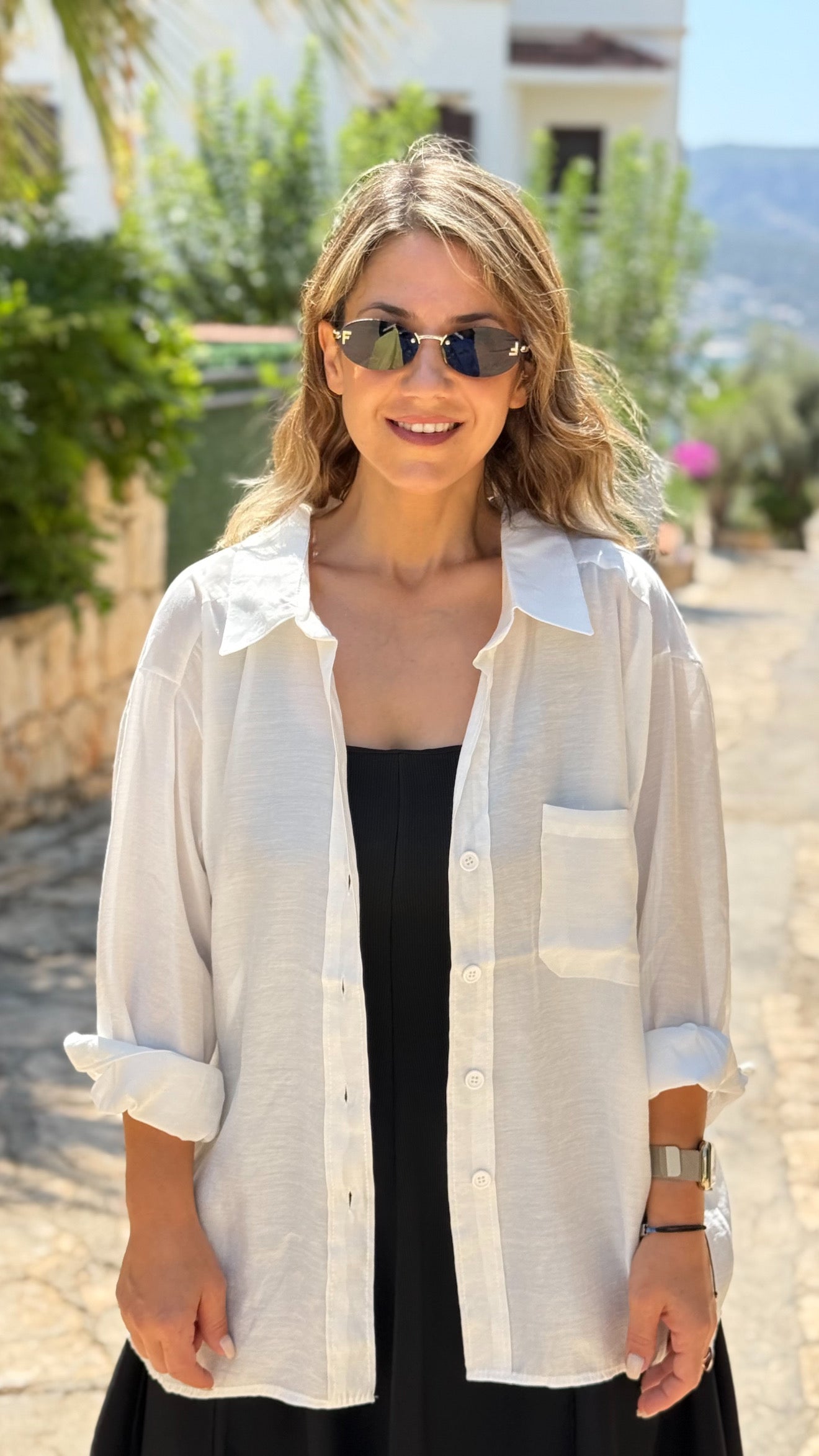 Tensel Kumaş Gömlek