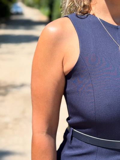 Double Kumaş Kalem Elbise