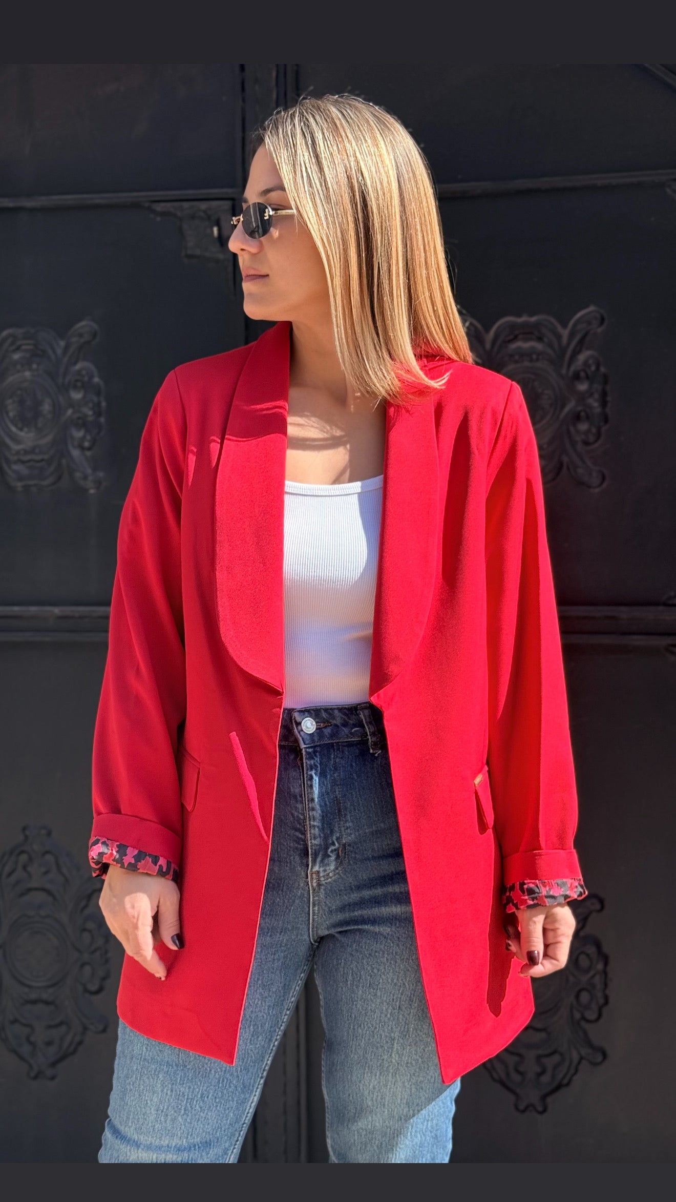 Kırmızı Blazeer Ceket