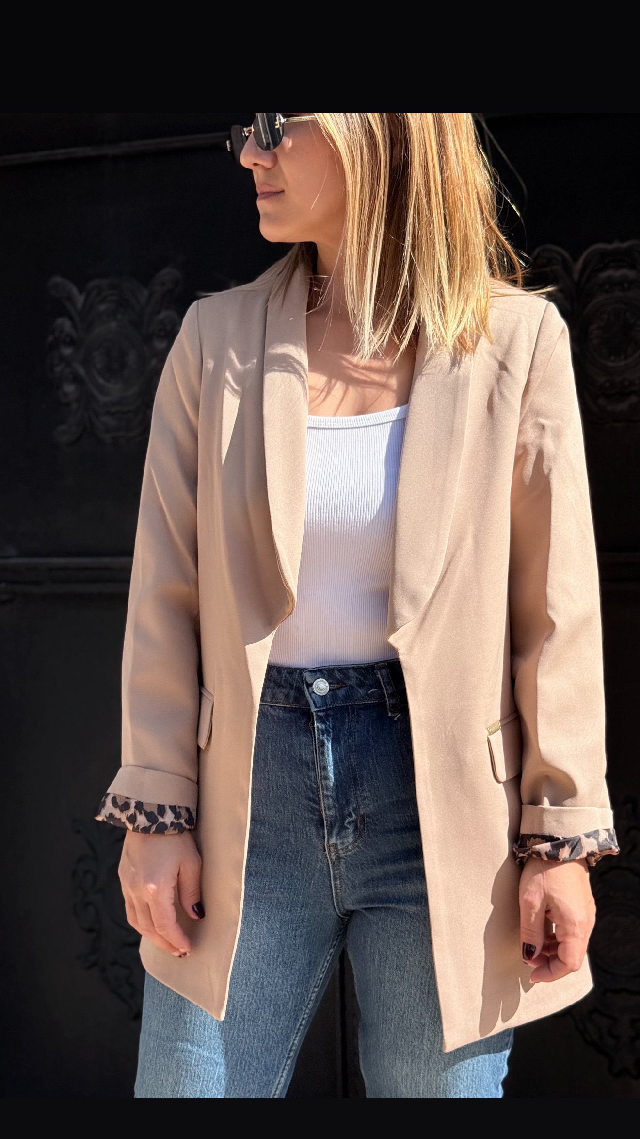 Taş Rengi Blazeer Ceket