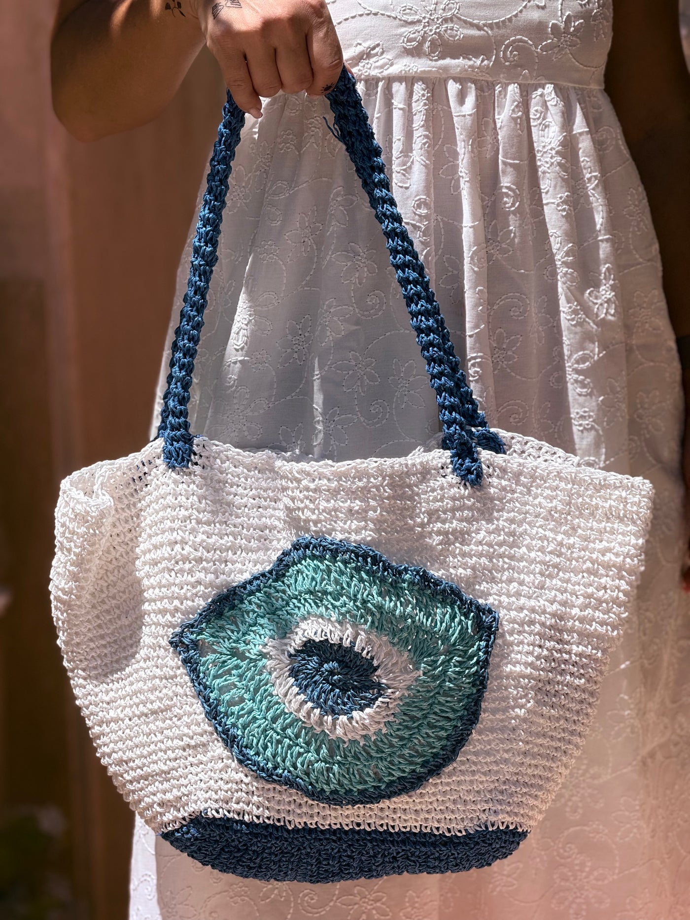 El Emeği Nazar Boncuklu Çanta