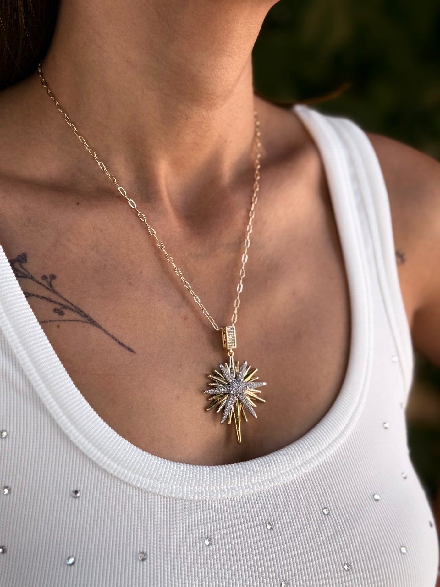 Kutup Yıldızı Çelik Kolye